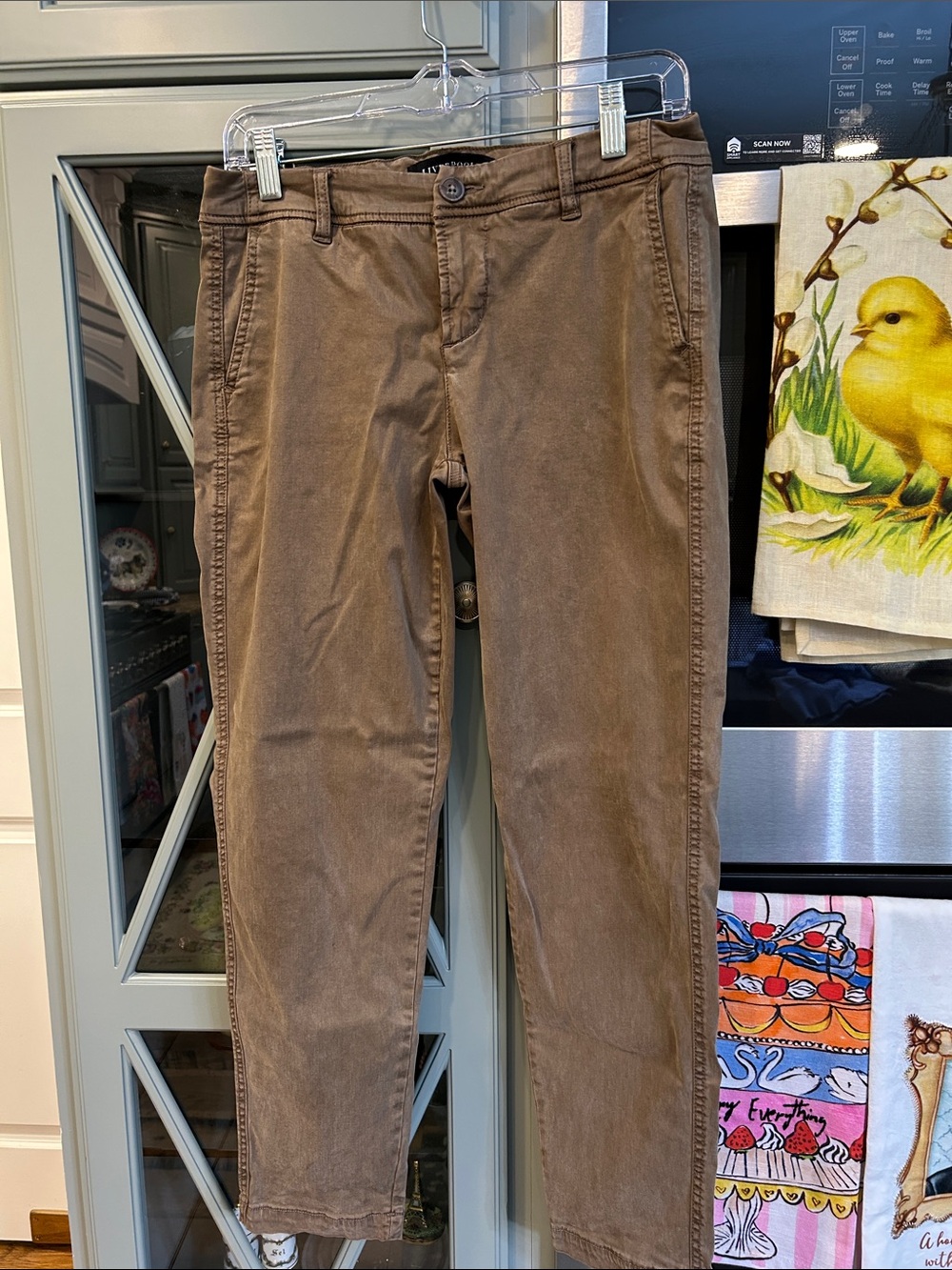 Liverpool Women's Chino Pants in Brown 4